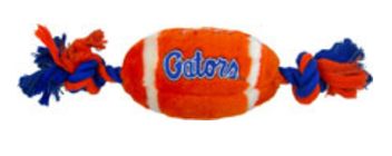 DoggieNation-College - Florida Gators Plush Football Dog Toy - One