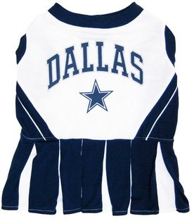 DoggieNation-NFL - Dallas Cowboys Cheerleader Dog Dress - XtraSmall