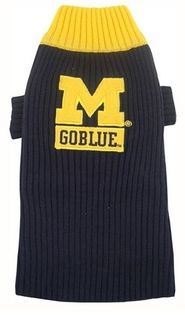 DoggieNation-College - Michigan Wolverines Dog Sweater - Large