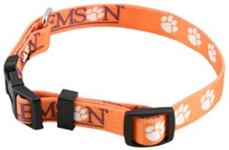 DoggieNation-College - Clemson Dog Collar - Small
