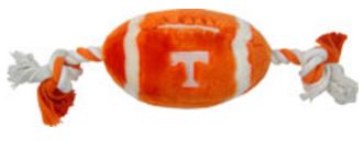 DoggieNation-College - Tennessee Volunteers Plush Football Dog Toy - One