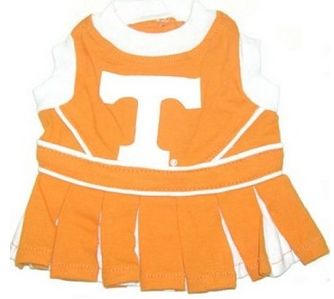 DoggieNation-College - Tennessee Volunteers Cheerleader Dog Dress - Medium
