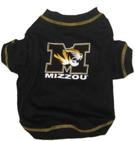 DoggieNation-College - Missouri Tigers Dog Tee Shirt - Large