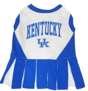 DoggieNation-College - Kentucky Wildcats Cheerleader Dog Dress - XtraSmall