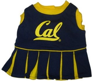 DoggieNation-College - California Berkeley Cheerleader Dog Dress - XtraSmall