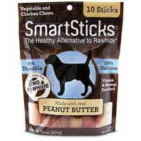 Petmatrix - Smartsticks Chews - Peanut Butter - 10 Pack
