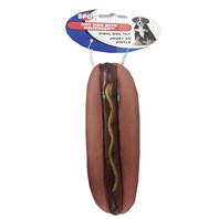 Ethical Dog - Vinyl Hot Dog Toy With Squeaker - 5 Inch