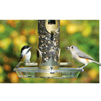 Aspects - Round Bird Seed Catching Tray - Clear - 8.5 Inch