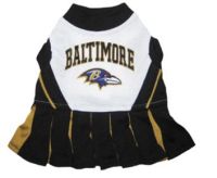 DoggieNation-NFL - Baltimore Ravens Cheerleader Dog Dress - Medium
