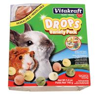 Vitakraft - Drops Variety Pack - Guinea Pig/rabbit - Assorted - 5 oz