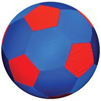 Horsemens Pride - Mega Ball Soccer Ball Cover - Blue/Red - 30 Inch