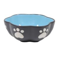 Ethical Stoneware Dish - Vienna Dog Dish - Blue - 5 Inch
