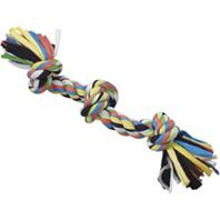 Ethical Dog - Spot Tuggin Tees 3-Knot Rope - Rainbow - 15 Inch