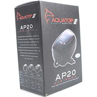 Aquatop Aquatic Supplies - AP20 Air Pump - Single Outlet - 5-20 Gallon