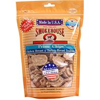 Smokehouse Dog Treats - Usa Prime Chips Dog Treats Resealable Bag - Chkn & Turkey - 8 oz