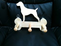 Fine Crafts - Wooden Labrador Leash Hanger