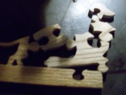 Fine Crafts - Wooden 5 Piece Dachsund Jigsaw Puzzle