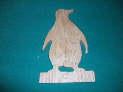 Fine Crafts - Penguin Wooden Jigsaw Puzzle