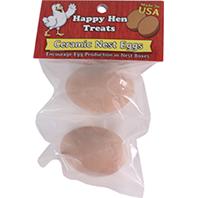Durvet - Happy Hen - Ceramic Nest Eggs - Brown - 2 Pack