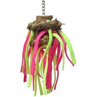 A&E Cage Company - Java Wood Tickles Bird Toy - Assorted - Small