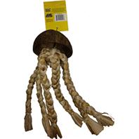 A&E Cage Company - Java Wood Jelly Fish Bird Toy - Assorted - 15 X 4 Inch