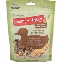 Emerald Pet Products - Smart N Tasty Little Duckies Dog Treat - Sweet Potato/Duck - 5 oz