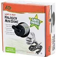 Zilla - Halogen Mini Dome Fixture Heat And Light 