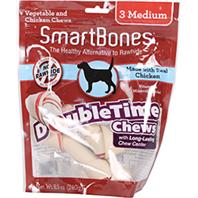 Petmatrix - Smartbones Doubletime Chews For Dogs - Chicken/Veg - Medium/3 Pack