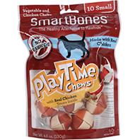 Petmatrix - Smartbones Playtime Chews With Real Chicken Treats - Chicken - Small/10 Pack