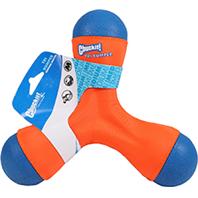 Chuckit - Tri Bumper Dog Toy - Orange/Blue - Medium