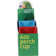 Prevue Pet Products - Birdie Basics Perch Cups - Assorted - 4 oz/12 Pack