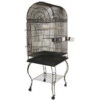A&E Cage Company - Economy Dome Top Bird Cage - Gray - 20 x 20 x 58 Inch