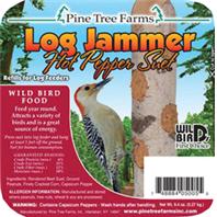 Pine Tree Farms - Log Jammers Wild Bird Food - Hot Pepper - 9.4 oz/3 Pack