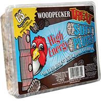 C AND S Products - Woodpecker Treat Suet Plug - 12 oz