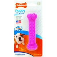 Nylabone - Puppy Chew Dental For Teething Puppies - Pink/Chicken - Petite