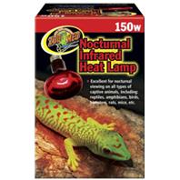 Zoo Med - Nocturnal Infrared Heat Lamp - Red - 150 Watt