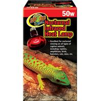 Zoo Med - Nocturnal Infrared Heat Lamp - Red - 50 Watt