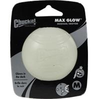 Chuckit - Max Glow Ball Dog Toy - White - Medium