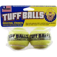 Petsport - Tuff Balls - Yellow - 2.5 Inch/2 Pack