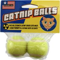Petsport - Catnip Balls - Yellow - 2 Pack