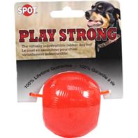 Ethical Dog - Play Strong Rubber Ball Dog Toy - Red - Small