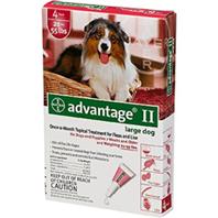 F.C.E. - Advantage 2 Dog Red - 21-55 Lb/4Pack