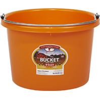 Miller Mfg - Little Giant Plastic Bucket - Orange - 8 Quart