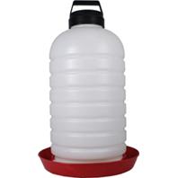 Millside Industries - Top Fill Poultry Fountain - Opaque/Red - 7 Gallon