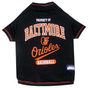 Doggienation-MLB - Baltimore Orioles Dog Tee Shirt - Medium