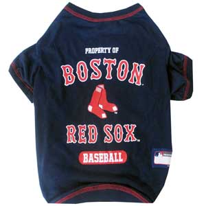Doggienation-MLB - Boston Red Sox Dog Tee Shirt - Xtra Small
