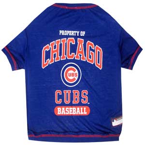 Doggienation-MLB - Chicago Cubs Dog Tee Shirt - Small