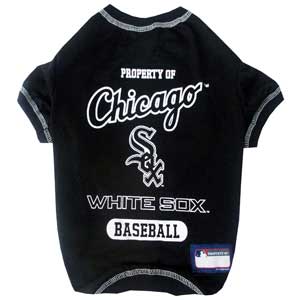 Doggienation-MLB - Chicago White Sox Dog Tee Shirt - Xtra Small