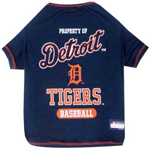 Doggienation-MLB - Detroit Tigers Dog Tee Shirt - Small