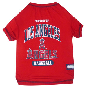 Doggienation-MLB - Los Angeles Angels Dog Tee Shirt - Medium